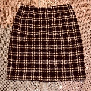 TWEED SKIRT SZ 12